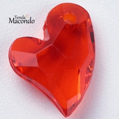 CORAZONES FACETADOS ACRILICO TRANSPARENTE en internet