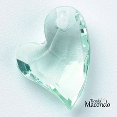 CORAZONES FACETADOS ACRILICO TRANSPARENTE - tienda online