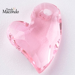 CORAZONES FACETADOS ACRILICO TRANSPARENTE