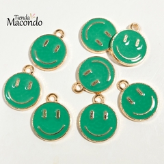 CARITA VERDE ESMALTADA (1 UNIDAD)