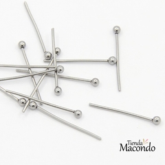 ALFILER ACERO CON CABEZA (10 Unidades) 18 mm