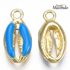 BUZIO ESMALTADO AZUL (1 UNIDAD)
