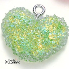 CORAZON PAILLETTE RESINA (1 UNIDAD) - tienda online