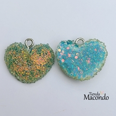 CORAZON PAILLETTE RESINA (1 UNIDAD) - tienda online