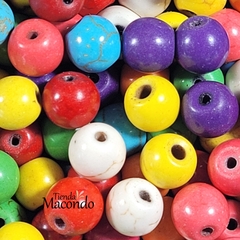 BOLITAS 8 DE TURQUESA SINTETICA SURTIDA (10 UNIDADES)