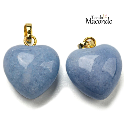 CORAZON AGUAMARINA NATURAL (1 UNIDAD)