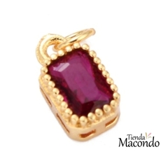RECTANGULO 1 ENCHAPADO FUCSIA