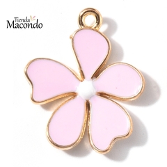MARGARITA IRREGULAR ROSA ESMALTADA (1 UNIDAD)