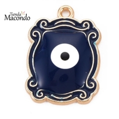 CUADRO FRIENDS AZUL ESMALTADO (1 UNIDAD)