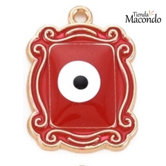 CUADRO FRIENDS ROJO ESMALTADO (1 UNIDAD)