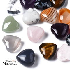 CORAZON PASANTE PIEDRA AVENTURINA NATURAL (1 UNIDAD) - comprar online