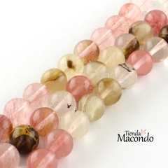 TIRA CRISTAL PIEL DE TIGRE 6 mm (1 TIRA)