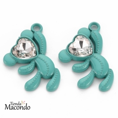 OSO CARA STRASS CIAN (1 UNIDAD)