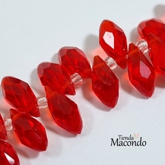 CRISTAL LAGRIMA 12x6mm (1 TIRA) Rojo