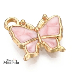 MARIPOSA ESMALTADA LUCI ROSA (1 UNIDAD)