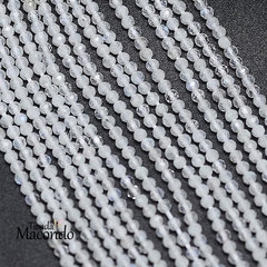 TIRA LABRADORITA NATURAL FACETADAS 2 mm BLANCA (1 Tira) - comprar online