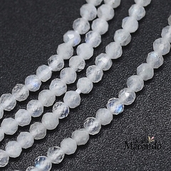 TIRA LABRADORITA NATURAL FACETADAS 2 mm BLANCA (1 Tira)