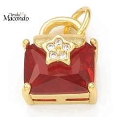 CARTERA ENCHAPADA ROJA (1 UNIDAD)