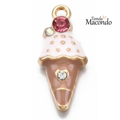 4 HELADOS CEREZA ESTRAS ESMALTADO (4 UNIDADES)