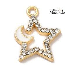 ESTRELLA CON LUNA STR BLANCA D (1 Unidad)