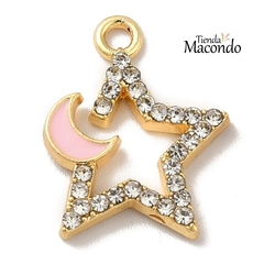 ESTRELLA CON LUNA STR ROSA D (1 Unidad)