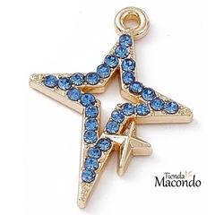ESTRELLA DOBLE STR CELESTE D (1 Unidad)