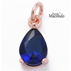 LAGRIMA ENCHAPADA AZUL