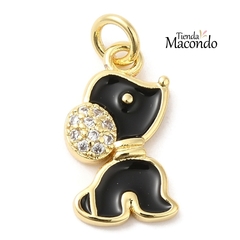 PERRITO ENCHAPADO NEGRO