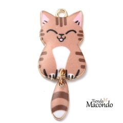 GATO COLA MOVIL MARRON (1 UNIDAD)