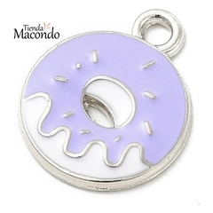 DONA PASTEL ESMALTADA LILA P (1 UNIDAD)