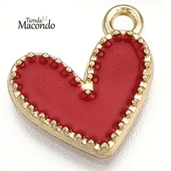 CORAZON ALE ESMALTADO ROJO (1 UNIDAD)