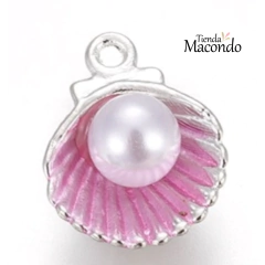 SHELL ESMALTADA PL ROSA (1 UNIDAD)