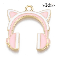 AURICULAR GATITO ESMALTADO (1 UNIDAD)
