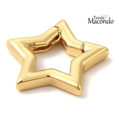 MOSQUETON ESTRELLA ENCHAPADO ORO - comprar online