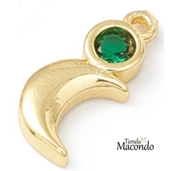LUNITA ENCHAPADA CIRCONIA VERDE