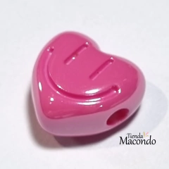 CORAZON NACARADO PASANTE FUCSIA - comprar online