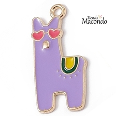 LLAMITA ESMALTADA LILA (1 UNIDAD)