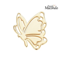 MARIPOSA CALADA ENCHAPADA ORO