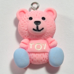 DIJE RESINA OSITO TOY Rosa (1 UNIDAD)
