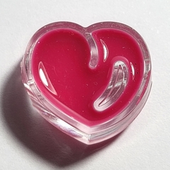 CORAZON ACRILICO PASANTE (1 UNIDAD) Magenta