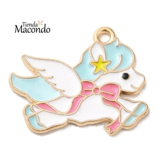 UNICORNIO ESTRELLA ESMALTADO (1 UNIDAD)