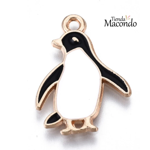 4 PINGUINOS ESMALTADO (4 UNIDADES)