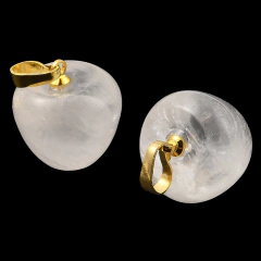 MANZANA PIEDRA CRISTAL CUARZO (1 unidad)
