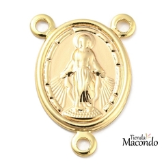 VIRGEN CENTRAL ROSARIO ENCHAPADA ORO