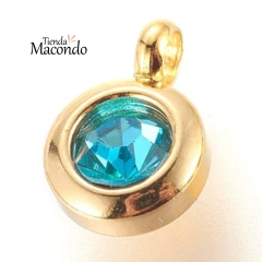 CIRCULO ACERO DORADO CIRCONIA AQUA