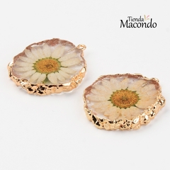 MARGARITA BORDE DORADO Y RESINA (1 UNIDAD) - comprar online