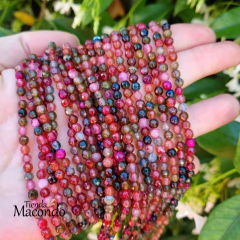 TIRA AGATA MYKONOS 4 mm (1 Tira) - Tienda Macondo