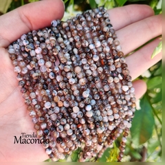 TIRA AGATA FACETADA CAMELLO 4 mm (1 Tira) - comprar online