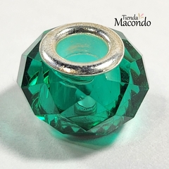 DIJE DONA CRISTAL FACETADA ESMERALDA (1 unidad)