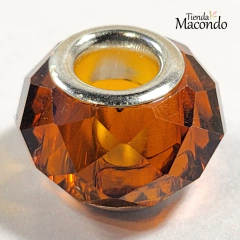 DIJE DONA CRISTAL FACETADA CARAMELO (1 unidad)